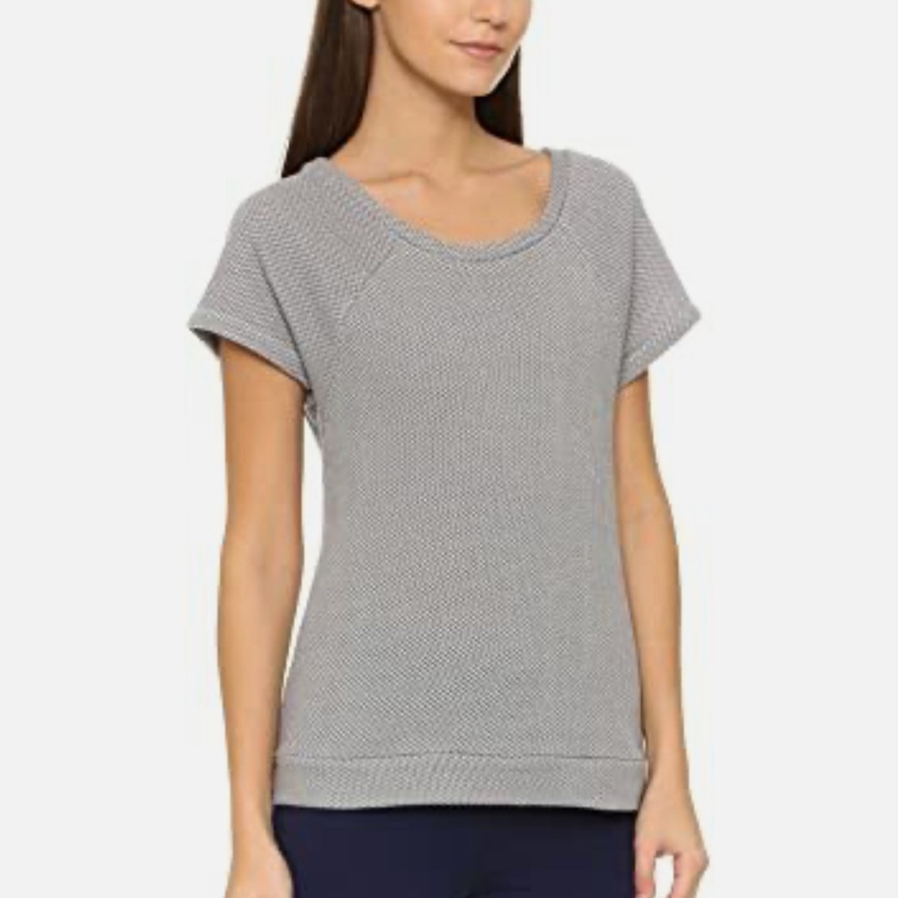 HoneyDew Out The Door Short Sleeve Sweater Tee